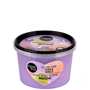 Organic Shop Mochi Slime testradír őszibarackkal és vaníliával 250 ml
